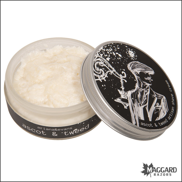 Ariana and Evans Ascot and Tweed Artisan Shaving Cream, 6oz