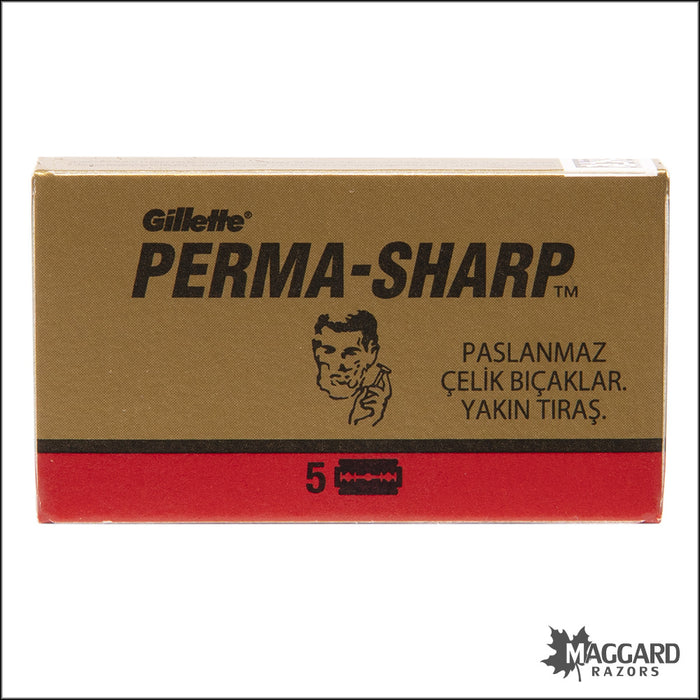 Gillette Perma-Sharp Double Edge Razor Blades