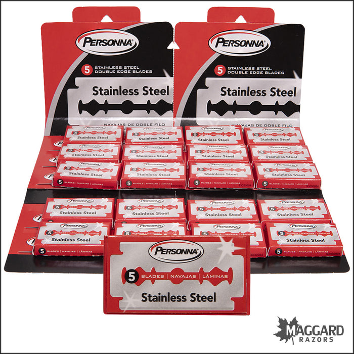 Personna Stainless Steel Double Edge Razor Blades