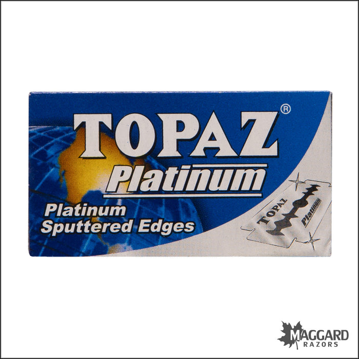 Topaz Platinum Double Edge Safety Razor Blades