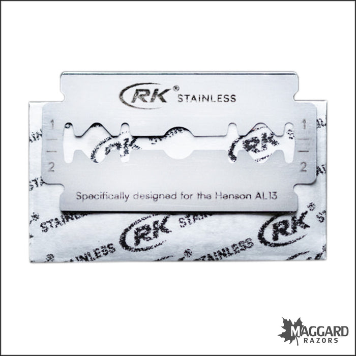 RK Shaving Stainless DE Safety Razor Blades