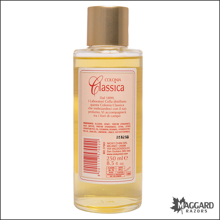Cella Milano Colonia Classica, 250ml Bottle