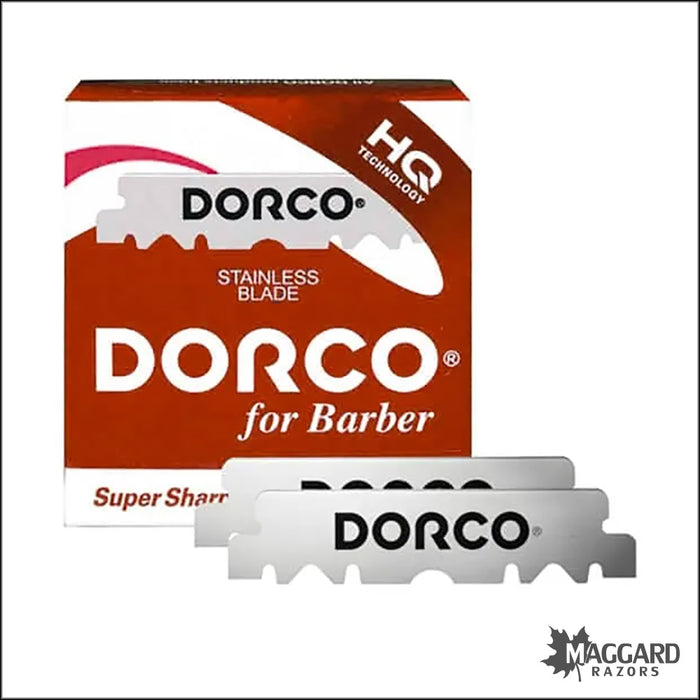Dorco Red HST300R-1P Prime Japanese Steel, 100 Single Edge Razor Blades