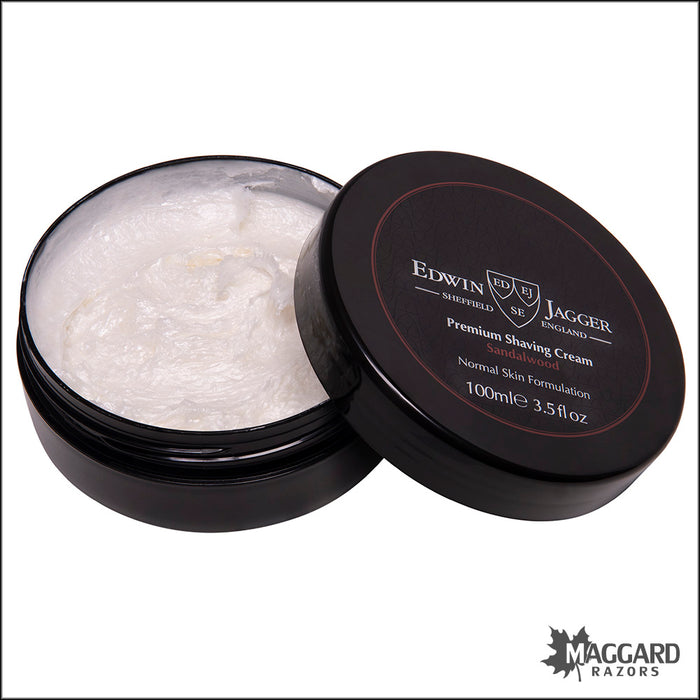 Edwin Jagger Sandalwood Shave Cream Tub, 100ml