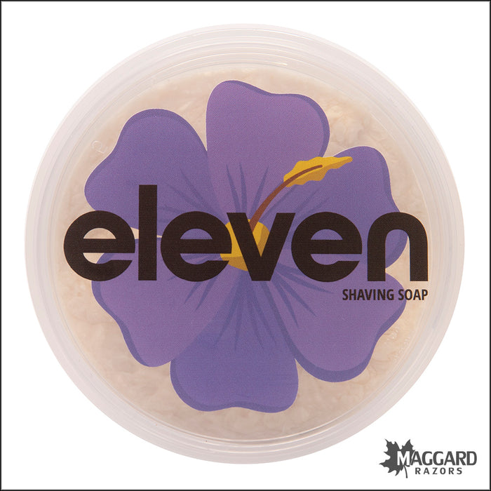 Eleven Shaving Clary Sage and Violet Artisan Shaving Soap with Tallow, 4oz - Julien Base