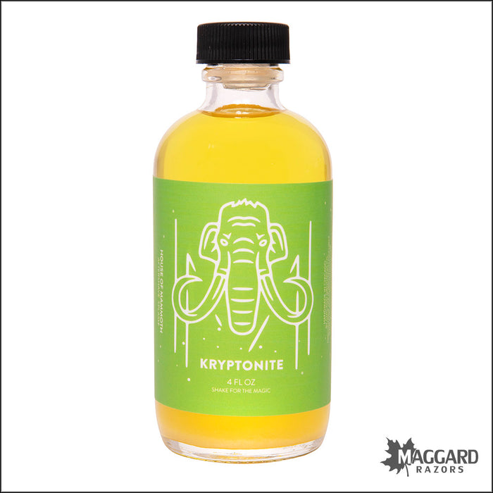 House of Mammoth Kryptonite Artisan Aftershave Splash, 4oz