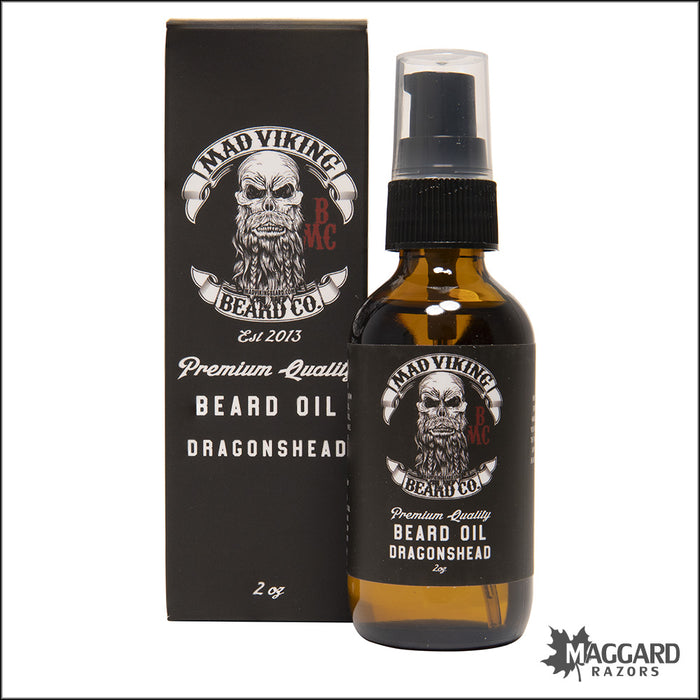 Mad Viking Beard Co. Dragonshead Artisan Beard Oil, 2oz