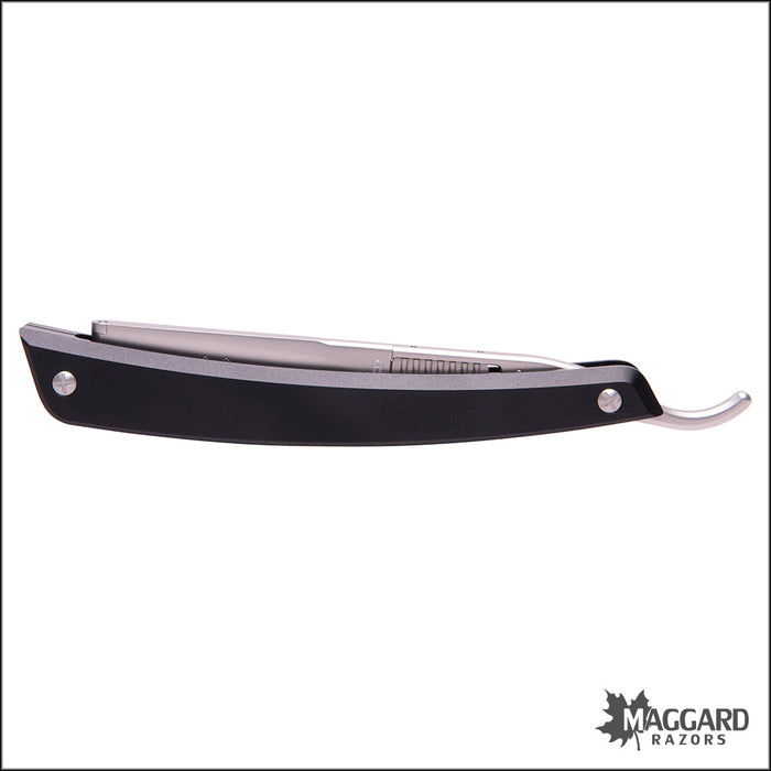 Muhle Enthusiast Pro Shavette Replaceable Blade Straight Razor with Black Scales - Made in Germany