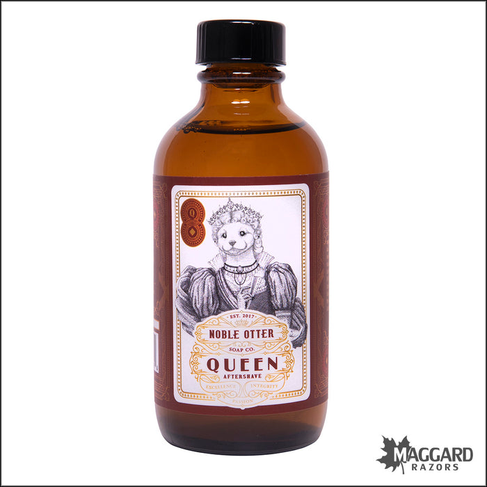 Noble Otter Soap Co. Queen Aftershave Splash, 4oz - Seasonal Release