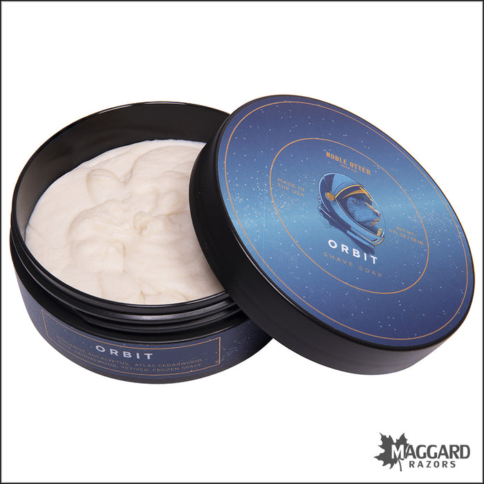 Noble Otter Soap Co. Orbit Artisan Shaving Soap, 4oz