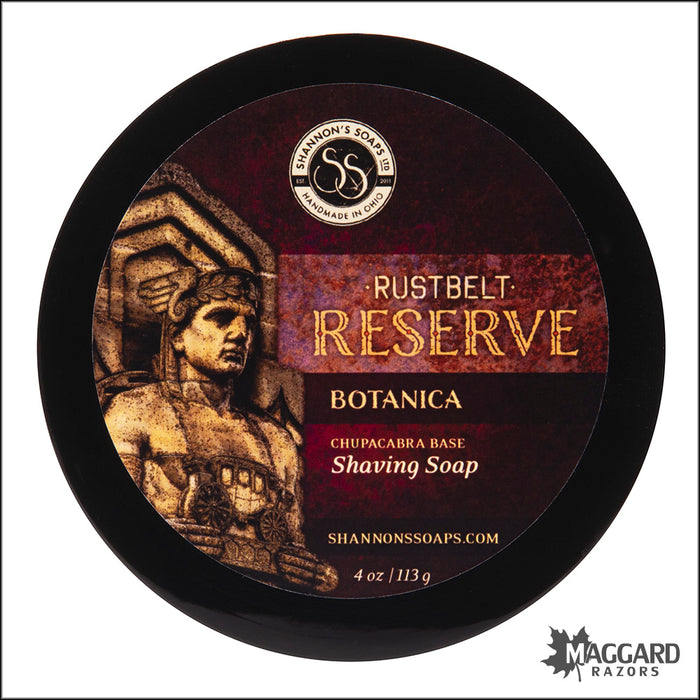 Shannon's Soaps Botanica, Rust Belt Reserve Shaving Soap, 4oz