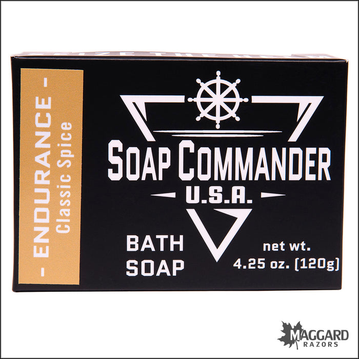 Soap Commander Endurance Artisan Bath Soap, 4.25oz