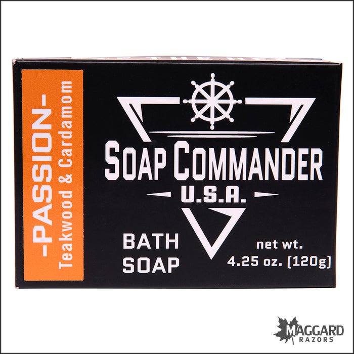 Soap Commander Passion Artisan Bath Soap, 4.25oz