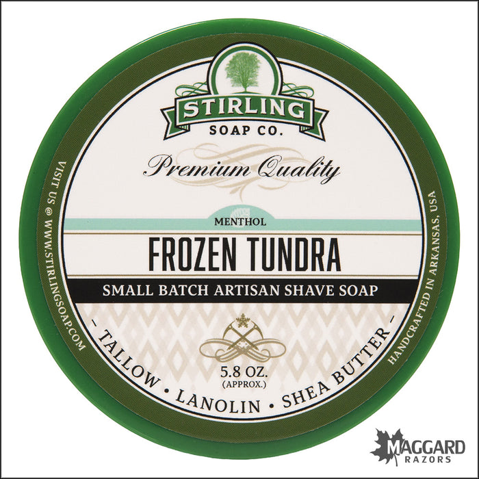 Stirling Soap Co. Frozen Tundra Shaving Soap, 5.8oz