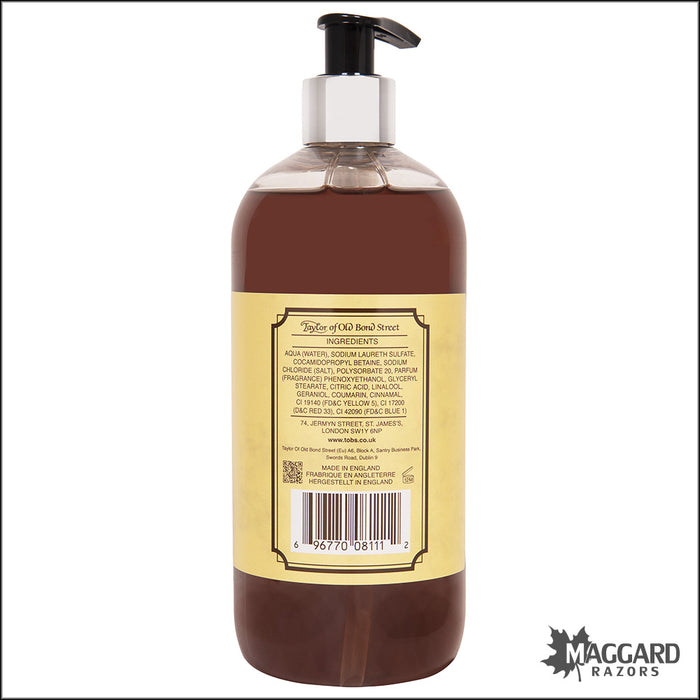 Taylor of Old Bond Street Sandalwood Bath and Shower Gel, 500ml