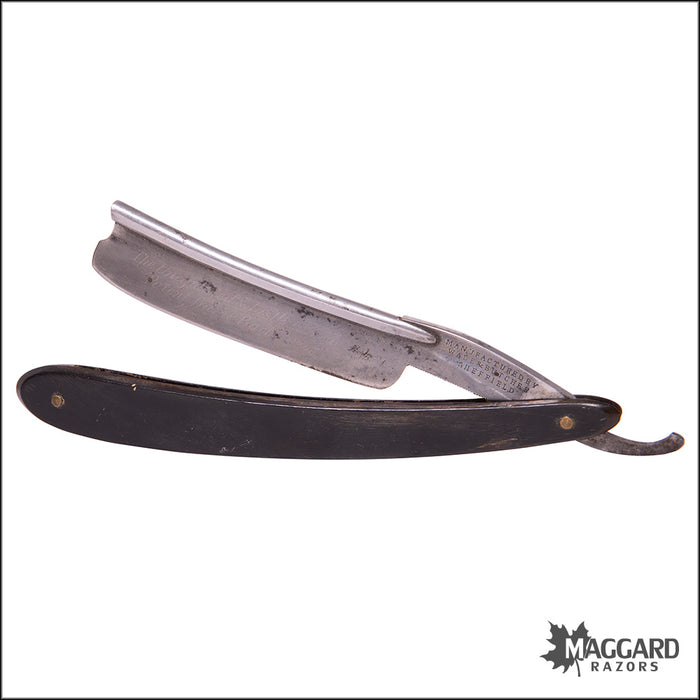 #1016 Vintage Straight Razor - Wade & Butcher 13/16+ Frameback