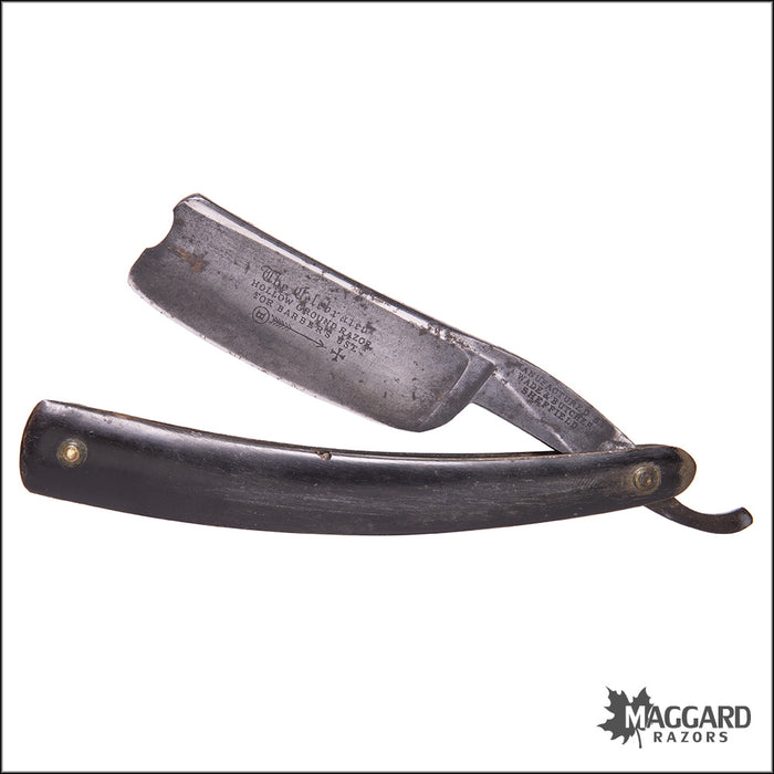 #1040 Vintage Straight Razor - Wade & Butcher Celebrated for Barber's Use 9/8