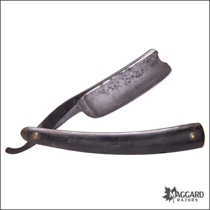 #1040 Vintage Straight Razor - Wade & Butcher Celebrated for Barber's Use 9/8