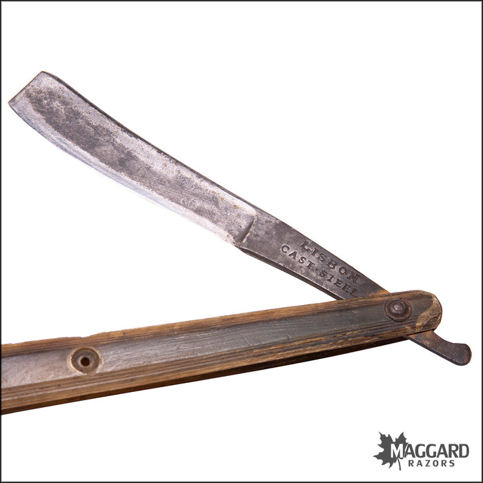 #1091 Vintage Straight Razor - LISBON ca. 1795, 5/8+