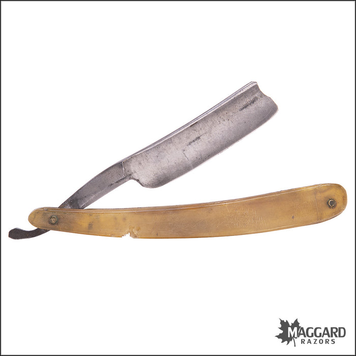 #1117 Vintage Straight Razor - Manhattan Cutlery 6/8+