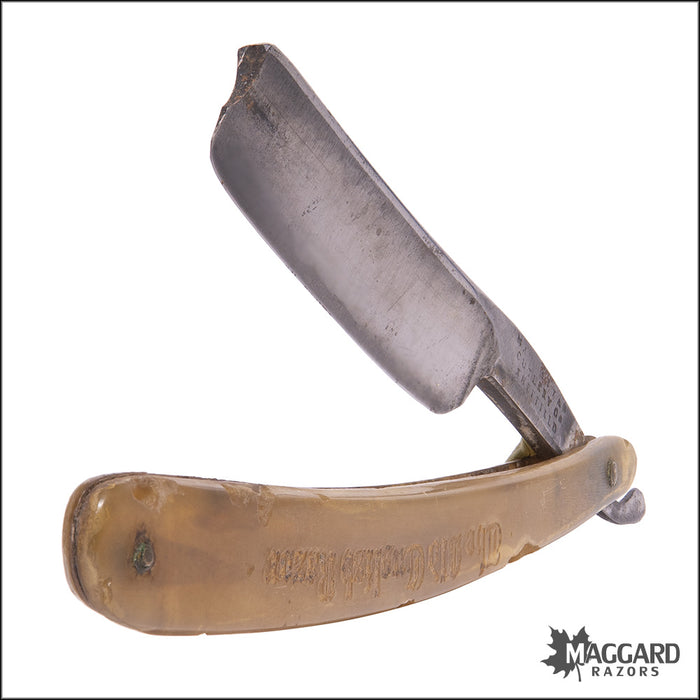 #1117 Vintage Straight Razor - Manhattan Cutlery 6/8+