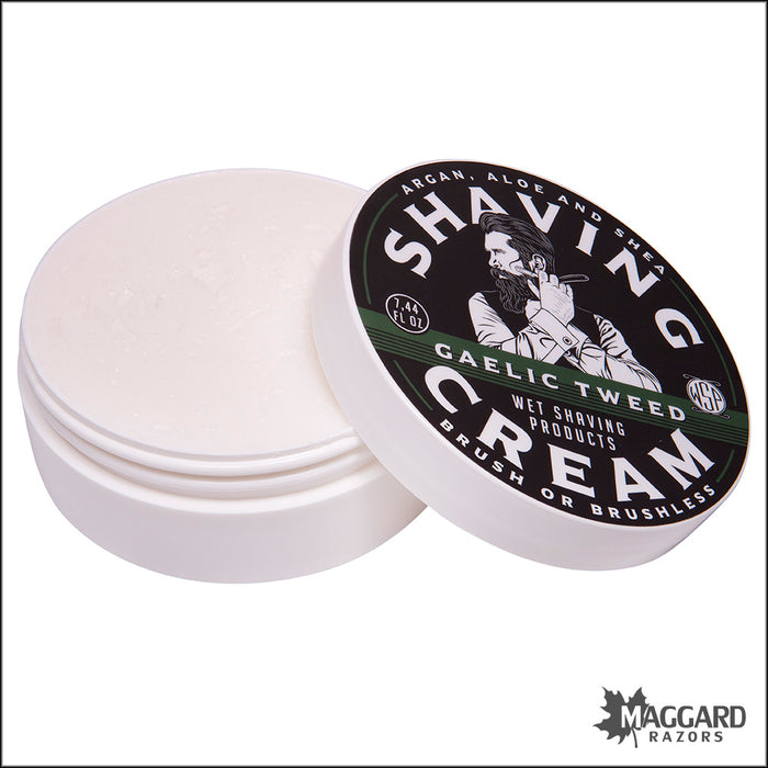 WSP Gaelic Tweed Vegan Shaving Cream, 7.4oz