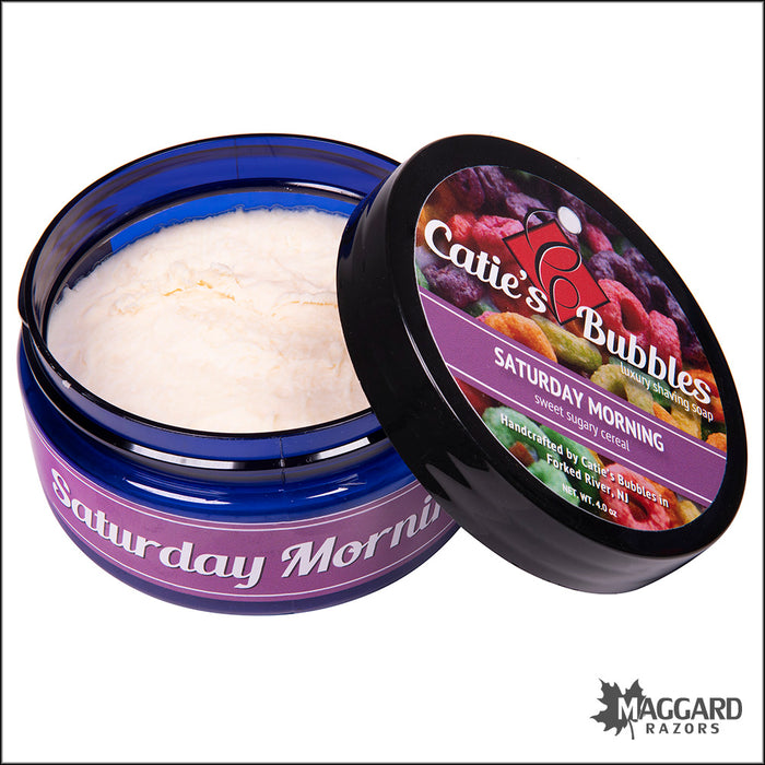 Catie's Bubbles Saturday Morning Luxury Shaving Soap, 4oz