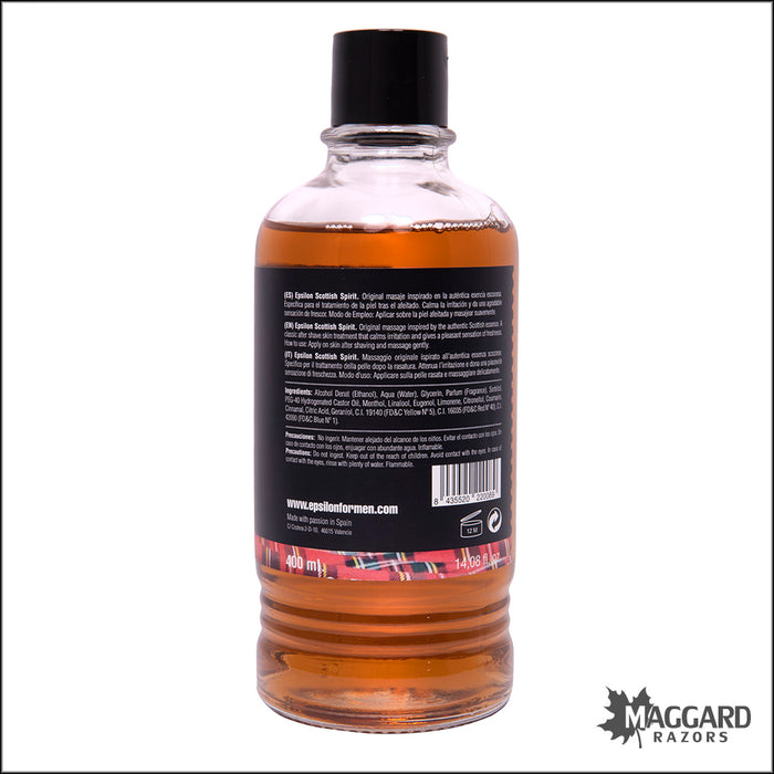 Epsilon 02 Scottish Spirit Aftershave Splash, 400ml