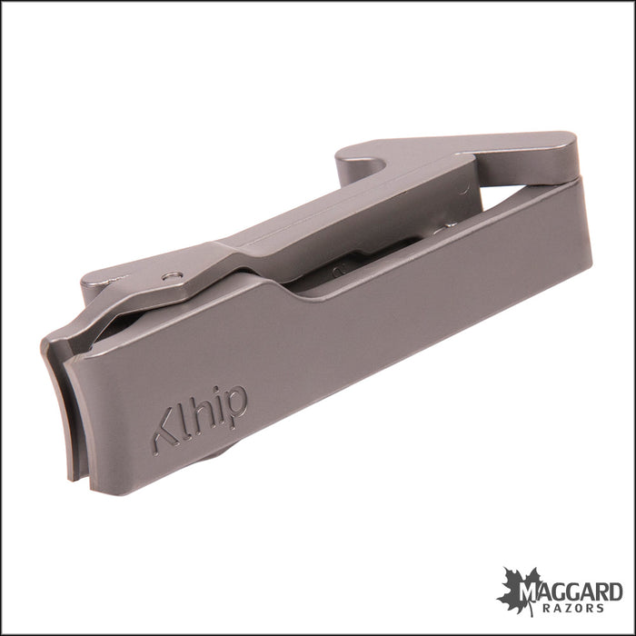 Klhip Ultimate Clipper Stainless Steel Ergonomically Correct Nail Clipper with Handmade Leather Case