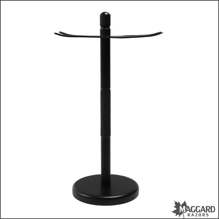 Maggard-Razors-Black-Stainless-Steel-Razor-Brush-Stand-3