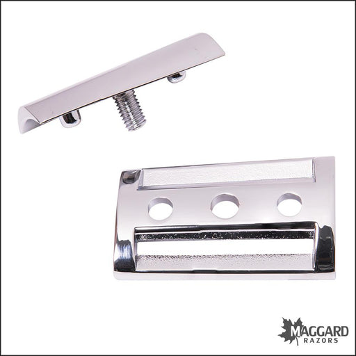 Maggard-Razors-Slant-Chrome-Finish-DE-Safety-Razor-Head-Only-1