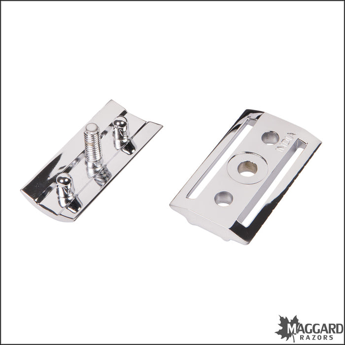 Parker 97R Chrome Handle Closed Comb DE Safety Razor