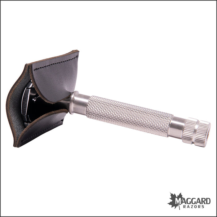 Rockwell Razors Genuine Leather DE Safety Razor Cover