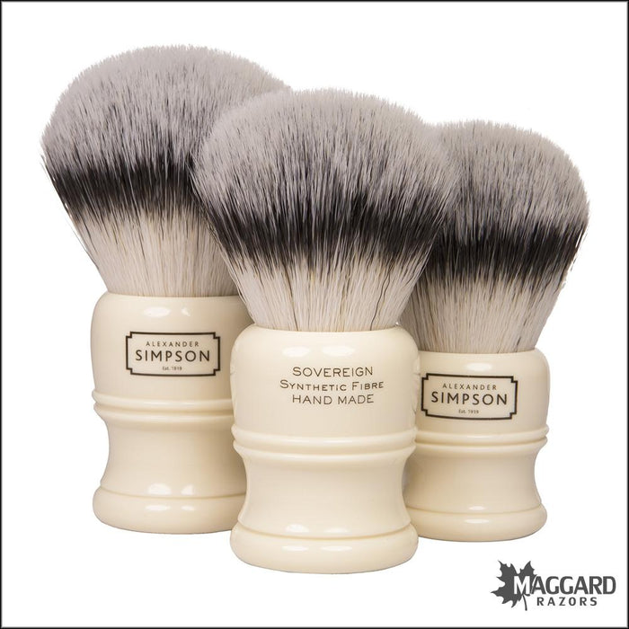 Simpson-Trafalar-ALL-3-Synthetic-Shaving-Brushes