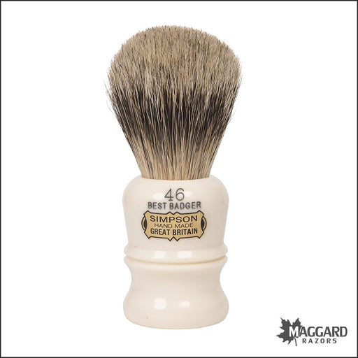 Simpsons-46-B46-BEST-Badger-Shaving-Brush-19mm