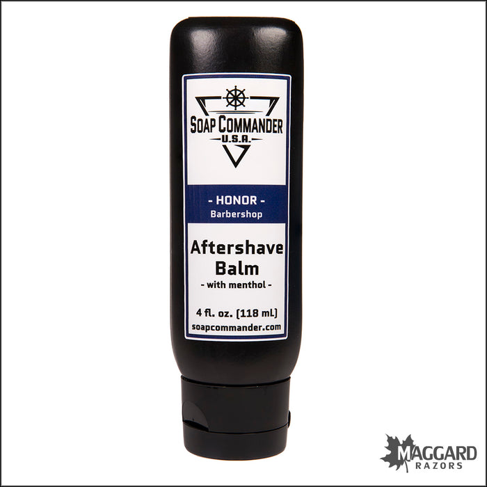 Soap Commander Honor Artisan Aftershave Balm, 4oz