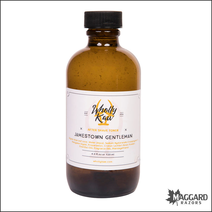 Wholly Kaw Jamestown Gentleman Aftershave Toner, 4oz