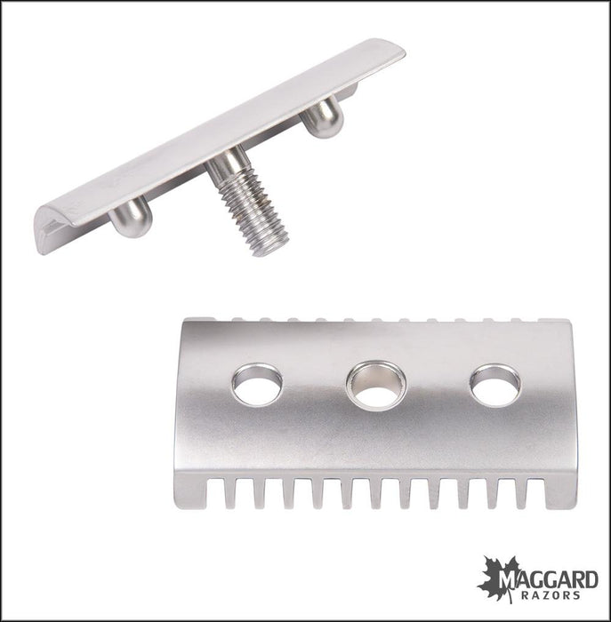iKON-Razors-Short-Open-Comb-Matte-Finish-DE-Saftey-Razor-Head-1